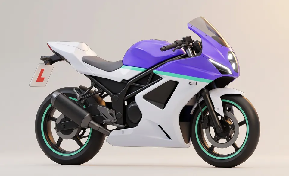 Concept art of the Rookie 400R, an original small faired sport bike