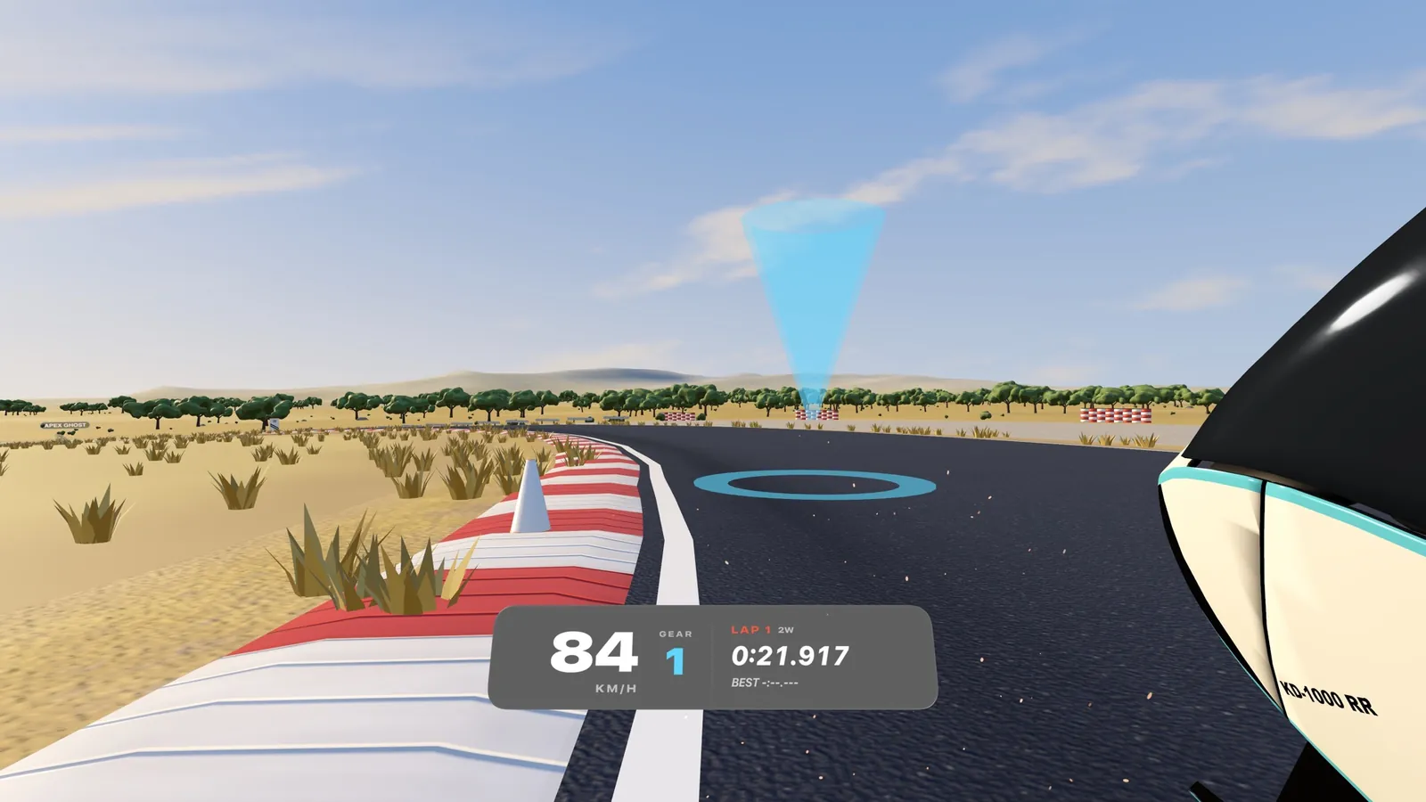 Knee Down screenshot: Immersive ride